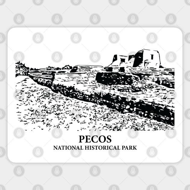 Pecos National Historical Park Sticker by Lakeric